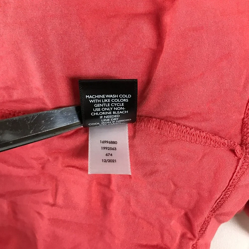 Torrid Women's 2 T-Shirts Pink Super Soft Knits Criss Cross Strap Neck Tee CN1
